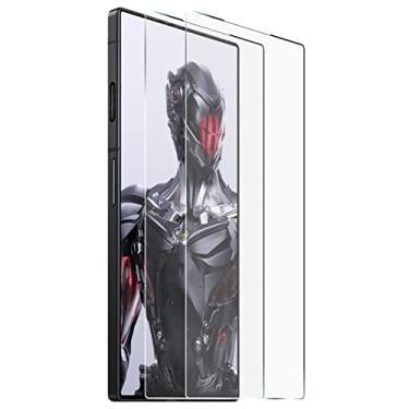 Imagem de XINXUSONG Pacote com 2 películas protetoras de tela Red Magic 8 Pro, rigidez 9H, cobertura total, película protetora de vidro temperado para nubia Red Magic 8 Pro
