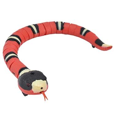 Imagem de Phefop de Simulação de Brinquedo de Gato Interativo, Cauda Móvel e Língua, Brinquedo de Treinamento para Evitar Obstáculos para Gatos e Crianças