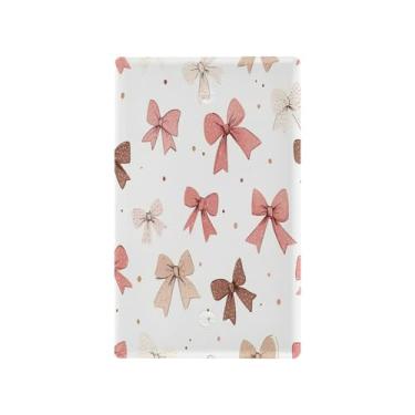 Imagem de Wassud Elegante fita de interruptor de luz placa decorativa para tomada placa de parede para tomadas elétricas em branco 4,53 x 2,76 polegadas