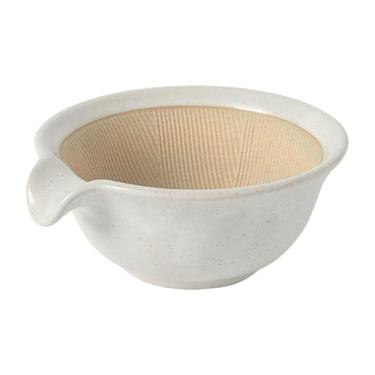 Imagem de simhoa Tigela de comida para bebê, acessórios para amassar, multiuso, japonesa, utensílios de cozinha, tigela de cerâmica para misturar alimentos