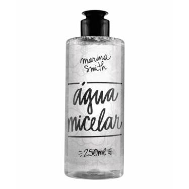 Imagem de Marina Smith Água Micelar 250ml – Demaquilante e Tônico Facial Hidratante – Com Extratos de Pepino, Aloe Vera e Algas – Limpeza Suave para Peles Sensíveis e Todos os Tipos de Pele – Sem Álcool e Sem Parabenos