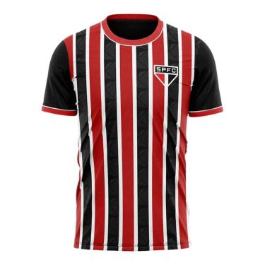 Imagem de Camiseta do São Paulo Infantil Menino Braziline Classmate Preto-Masculino