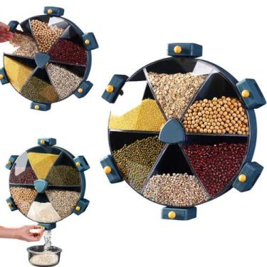 Imagem de Dispenser de Alimentos Armazenamento de Alimentos Dispenser Giratório 