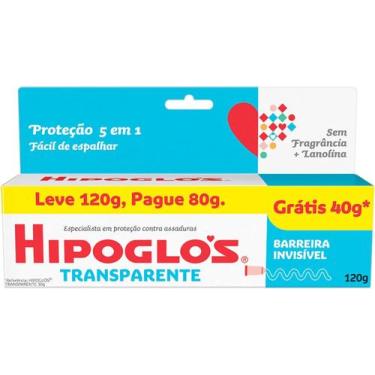 Imagem de Hipoglós Creme Preventivo de Assaduras Transparente Leve 120g - Pague 