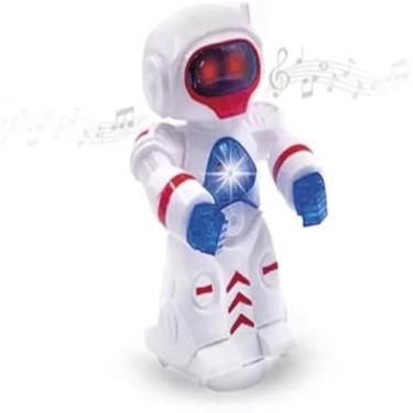 Imagem de Robo de brinquedo para crianca, bate e volta com som, animado.