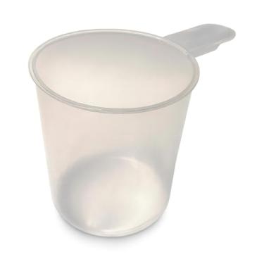Imagem de Supplement and Supply Colher de cabo curto para café, proteína em pó, alimentos para animais de estimação, especiarias, grãos e produtos secos – copo medidor de plástico de grau alimentício sem BPA
