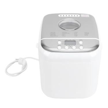 Imagem de HEEPDD Máquina de Fazer Pão, Máquinas de Pão, de Fazer Massa Antiaderente Com Display LCD para Cozinha Doméstica, 19 Predefinições, 3 Tamanhos de, 600 W, até Mesmo Assar de, Programável (Plugue UE)