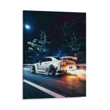 Imagem de HouLaiZhe Carro esportivo japonês Spitfire R35 Jdm pôsteres lona parede estética decoração de sala de parede impressões galeria sala decoração de parede para quarto sala de estar escritório 16 x 20
