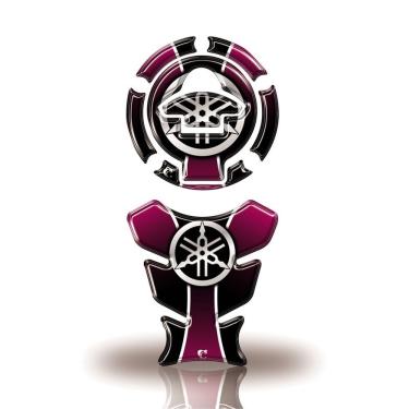 Imagem de Adesivo Resinado Protetor Tanque E Bocal Moto Yamaha Acima 2016 Pink Pink