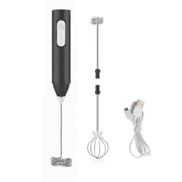 Imagem de Mini Mixer Portátil Misturador de Bebidas Recarregável USB Espumador de Leite Batedor de Ovos Cozinha Cafe Multiuso Sem Fio Premium
