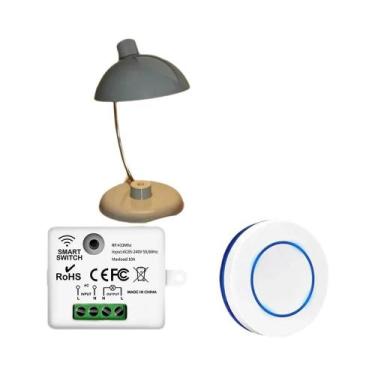 Imagem de Interruptor Inteligente Sem Fio 10A Universal RF 433MHz Controle Remot