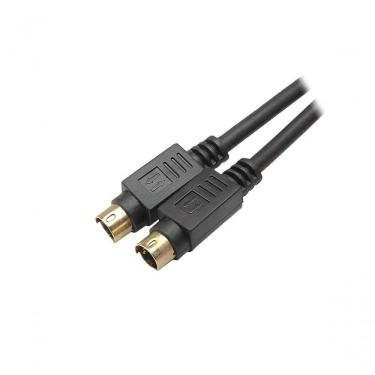 Imagem de Cabo De Vídeo Super Vhs 2m Mini Din Dourado