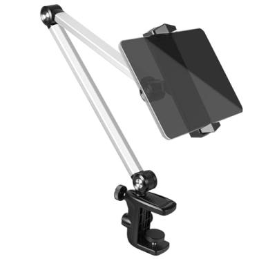 Imagem de Suporte Mesa Celular Suporte para Celular e Tablet Braço Articulado Dobrável, Rotação 360 Graus, Suporte para Celular Mesa, Suporte Tablet, Suporte de Celular