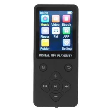 Imagem de Generic MP4 Player, Tela Colorida Fina de 1,8 Polegadas Suporta Imagens, Vídeo, Mp3 Player de Música, Bt 5.0, Livros Eletrônicos para Casa, Ao Ar Livre (Preto)