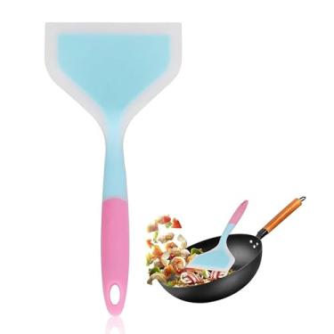 Imagem de Espátula de silicone para cozinha – Espátula de alimentos resistente ao calor para cozinhar, assar e misturar, utensílio antiaderente seguro