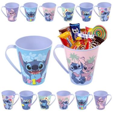 Imagem de Kit 10 Canecas Stitch Festa Infantil Decoração Lembrancinha - Plasutil