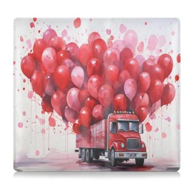 Imagem de CEBUGI Porta-luvas com porta-luvas de carro vermelho para organizador de documentos, 12,5 cm x 24 cm