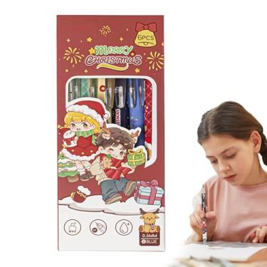 Imagem de Pó De Rosto | Lápis de Arte Divertido Apagável e - Canetas de Gel para Natal | para Crianças Meninos Meninas Adultos Recompensas Escolares Casa Escritório Atividades Internas