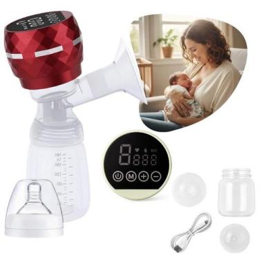 Imagem de Bomba de Tirar leite Materno Bebe Elétrica Portátil Recarregável Para 