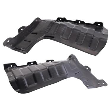 Imagem de TRQ Escudo contra respingos do motor e lado do lado do passageiro KI1228135 KI1228136 Compatível com Kia Soul 2012-2013