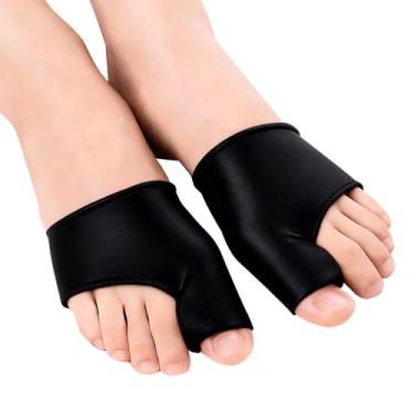 Imagem de 1 pacote com suporte para joanete com tala ajustável, design respirável para uso dia/noite