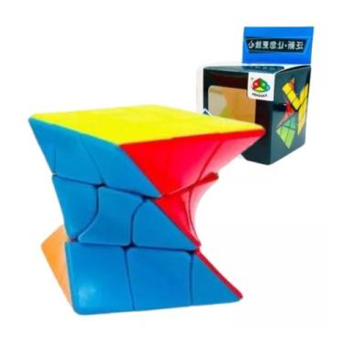Imagem de Cubo Mágico 3x3 Twist Torcido Brinquedo Infantil Educativo - Cubic.O