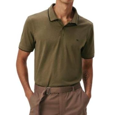 Imagem de Camisa Polo Masculina Hering MC Regular Cotton Verde 3M4M1TE-Masculino