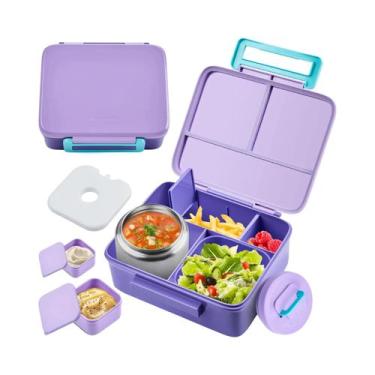 Imagem de Marmita Infantil 8oz Com Termo Para Sopa À Prova De Vazamentos E Recip