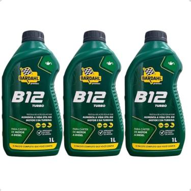 Imagem de kit 3 B12 Turbo Aditivo Diesel 1L Manutenção