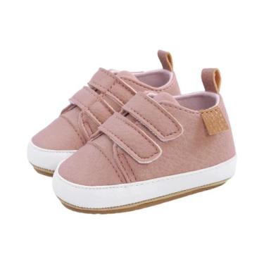 Imagem de Sapatos De Couro PU Unissex Para Bebês Meninos E Meninas, Solado De Bo