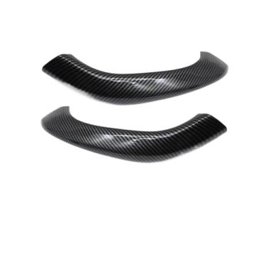 Imagem de Guarnição da tampa da maçaneta da porta compatível com BMW X1 X2 F48 F49 F39 2016 2017-2022 Interior atualizado da maçaneta da porta interna, substituição da guarnição da tampa(Carbon Fiber - 2pcs)