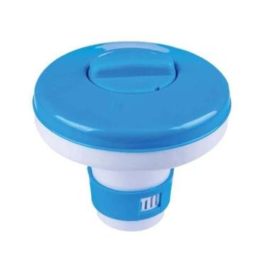 Imagem de Flutuador Químico Mini Para Cloro Sólido - Ideal Para Piscinas E Spas Pequenos
