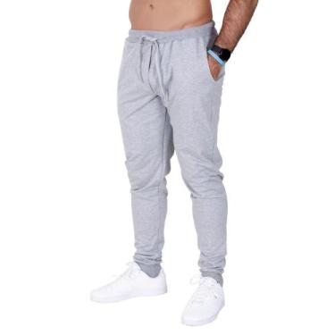 Imagem de Calça Moletom Fristyle Com Bolso Cinza Masculina Adulto, M