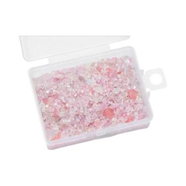 Imagem de Cristais De Vidro Mistos E Pedras Trituradas 50g Para Resina Epóxi, En