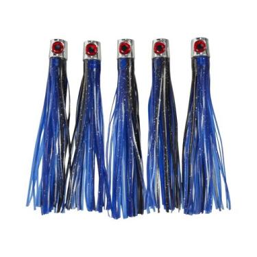 Imagem de Isca Artificial Octopus Com Saia, 5 Peças, DIY, Para Pesca Em Água Sal