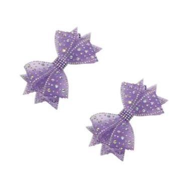 Imagem de Clipes De Laço De Strass Brilhantes Para Sapatos De Salto Alto, Decora