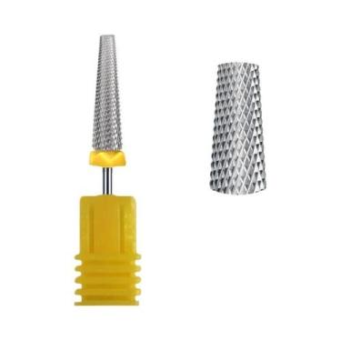 Imagem de Conjunto De Brocas De Tungstênio Extra Longas 5 Em 1 Para Unhas, Remoç