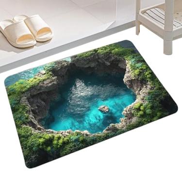 Imagem de Tapete Illusion 3D | Almofada de pelúcia macia - Tapetes antiderrapantes com ilusão 3D | para casa, sala de estar, quarto, cozinha, chuveiro, banheira, vaso sanitário, porta da frente, apartamento