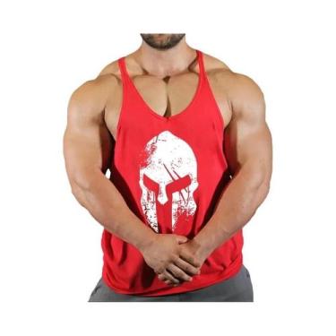 Imagem de Colete Masculino Sem Mangas Para Fitness E Corrida, Cor Sólida, Respir