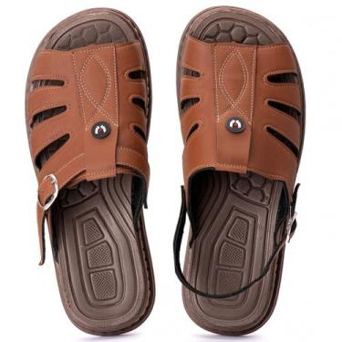 Imagem de Sandália Masculina Conforto Anatômica Antiderrapante Ideal Para Uso Di