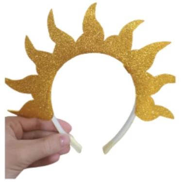 Imagem de Tiara do Sol Dourada - Acessório Boho Elegante - Genérico