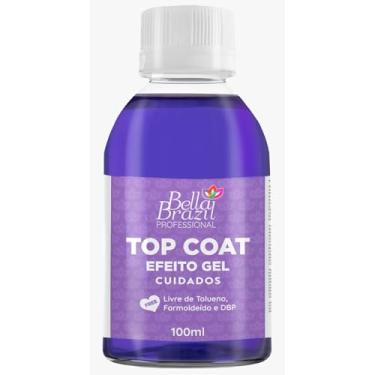 Imagem de Esmalte Bella Brazil Profissional Top Coat Efeito Gel 100ml