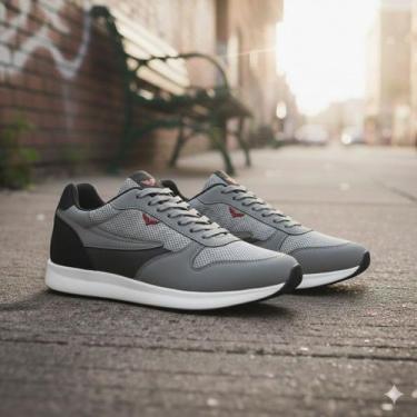 Imagem de Tenis Masculino Casual Trabalho Confortavel Macio Custo Beneficio Resi