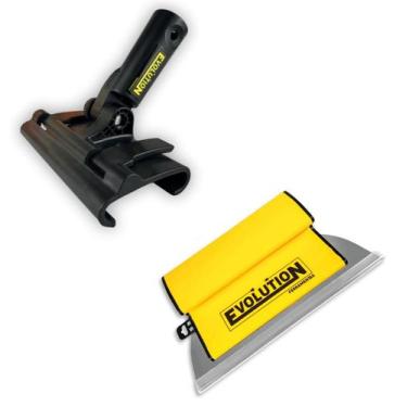 Imagem de Desempenadeira Massa Corrida Aço Inox Com Lâmina Flex e Suporte Evolut