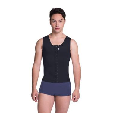 Imagem de Cinta Camisa Masculina Regata Masculino Modeladora Pós Cirúrgico Opera