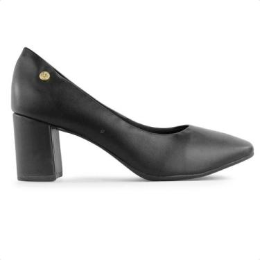 Imagem de Sapato Via Uno Salto Médio -, Preto, 36