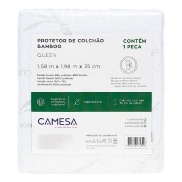 Imagem de Protetor De Colchão Camesa Bamboo Blend Silencioso Queen