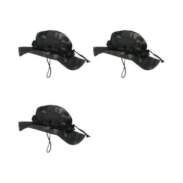 Imagem de Chapéu Camo Bucket Masculino Respirável Com Proteção Solar E À Prova D