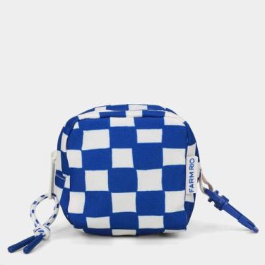 Imagem de Necessaire Farm Cacula Quadriculada, Off white, Único