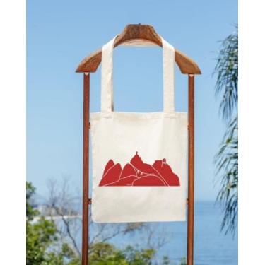 Imagem de Ecobag Tipo Premium Vertical Com Fole Linha Algodão Morros - Ogbon